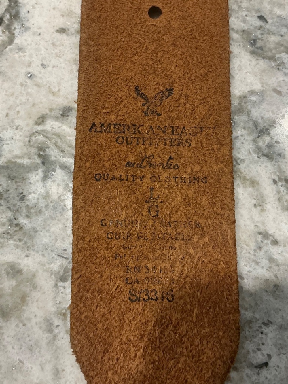 American Eagle studded leather belt Large - Picture 11 of 15